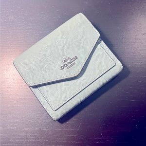 Light blue Coach wallet